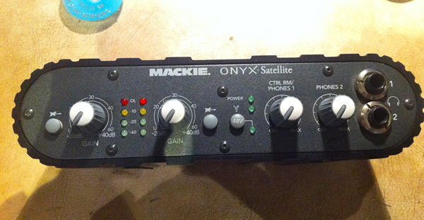 Mackie Onyx Satellite Clocking Noise Fix