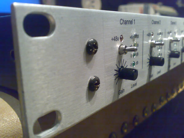 DIY 8 Channel Microphone Preamp