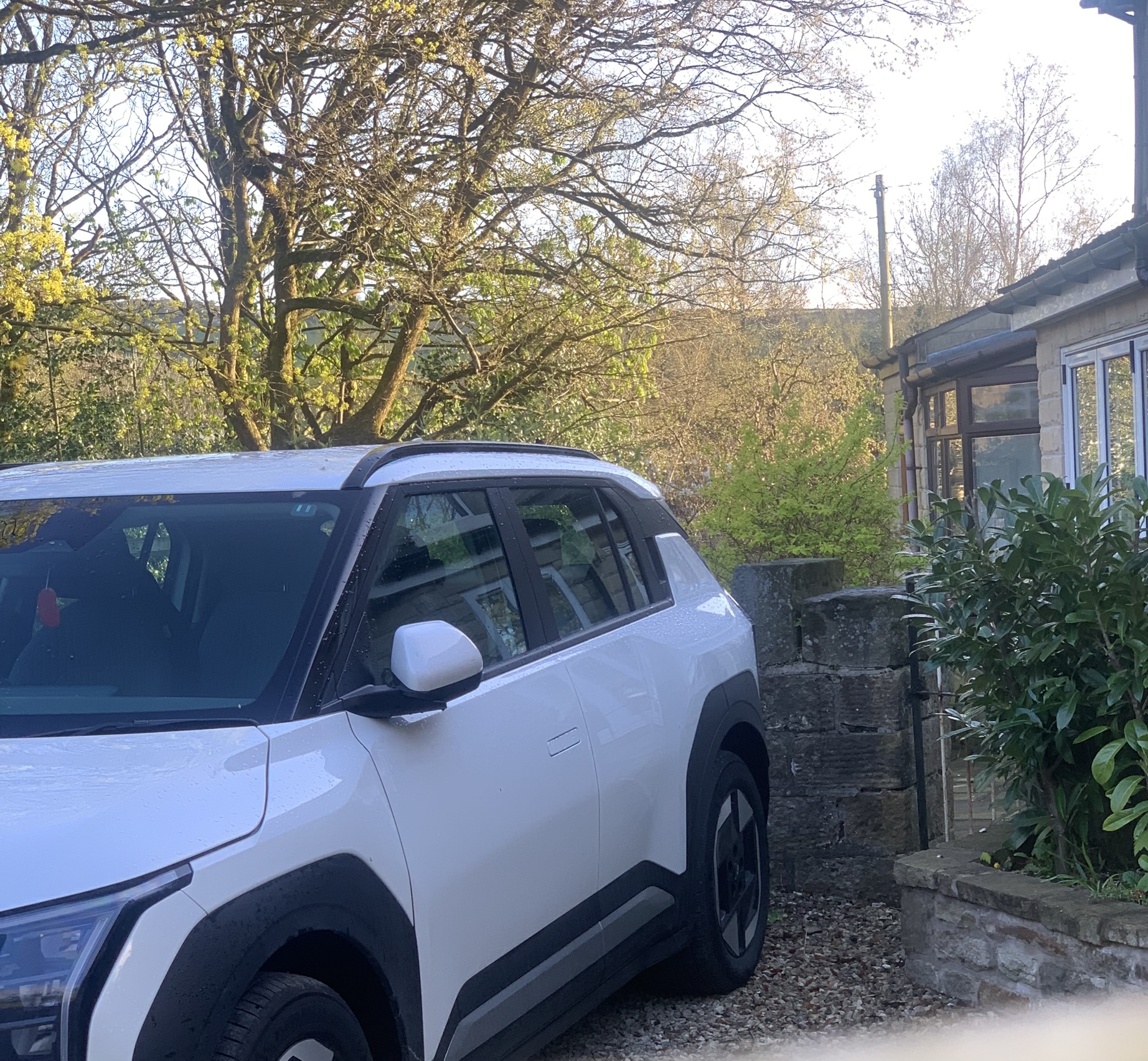 White car